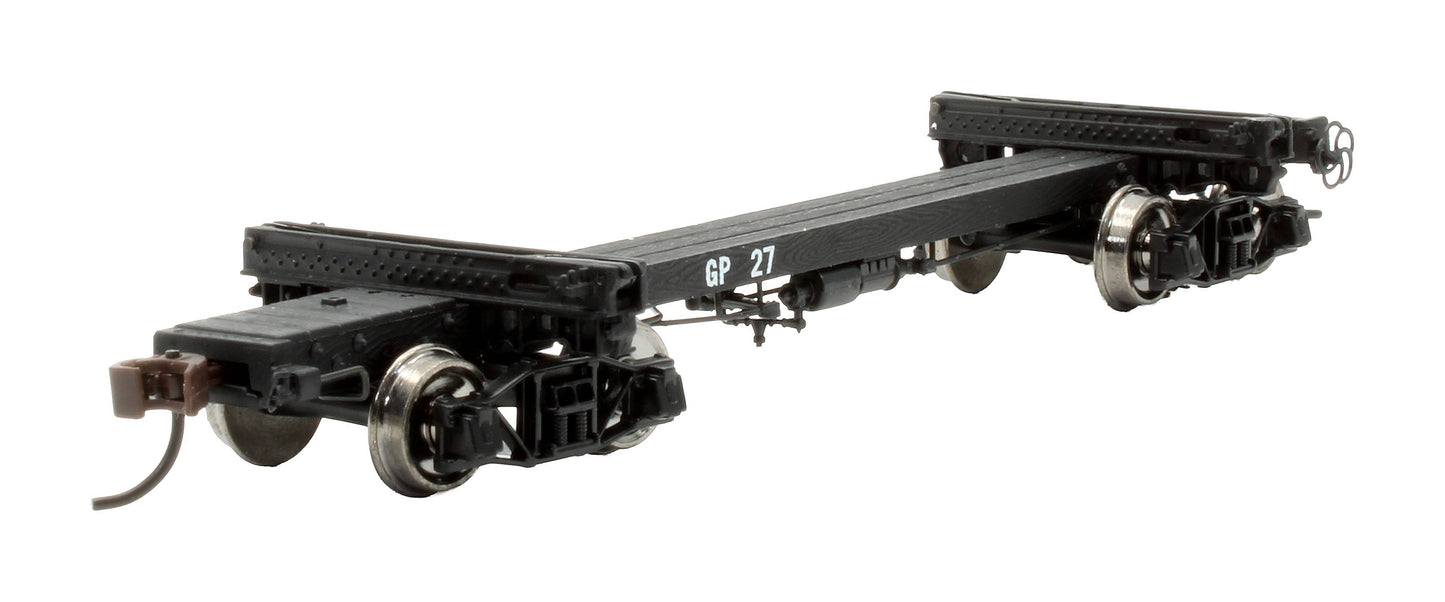 Pre-Owned HR6018 Georgia-Pacific 38ft Skeleton Log Car 2-Pack