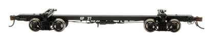 Pre-Owned HR6018 Georgia-Pacific 38ft Skeleton Log Car 2-Pack