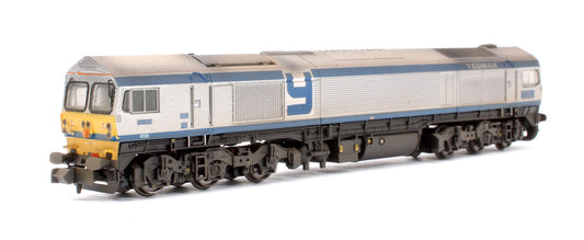 Custom Weathered Class 59 #59005 "Kenneth J Painter" Foster Yeoman Silver Livery Diesel Locomotive