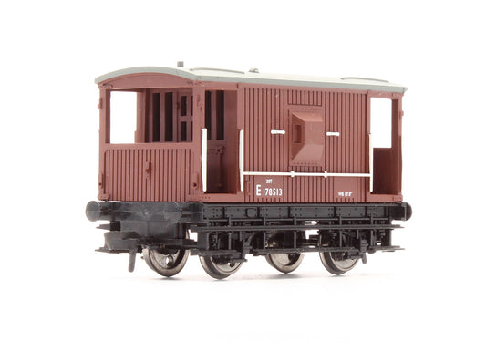 Pre-Owned 33-802 20 Ton Brake Van BR Brown 'E178513'