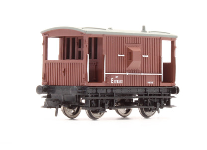 Pre-Owned 33-802 20 Ton Brake Van BR Brown 'E178513'