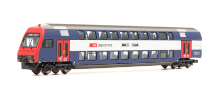 Pre-Owned 815381 SBB CFF FFS Double Deck Control Cab Coach 50 85 26-33 922-3