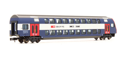 Pre-Owned 815381 SBB CFF FFS Double Deck Control Cab Coach 50 85 26-33 922-3