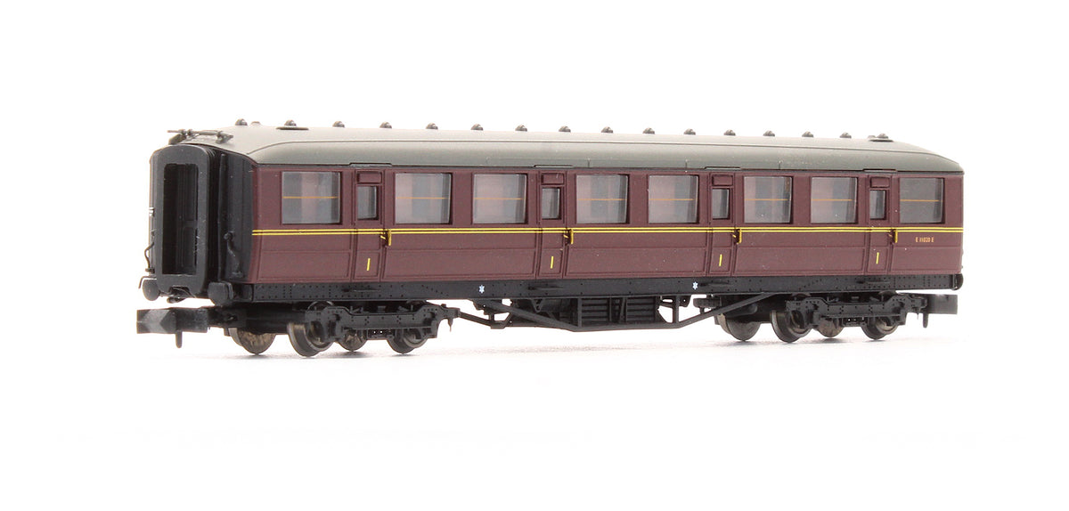 Pre-Owned NC-030B Gresley Coach BR Maroon 1st 'E11020E'