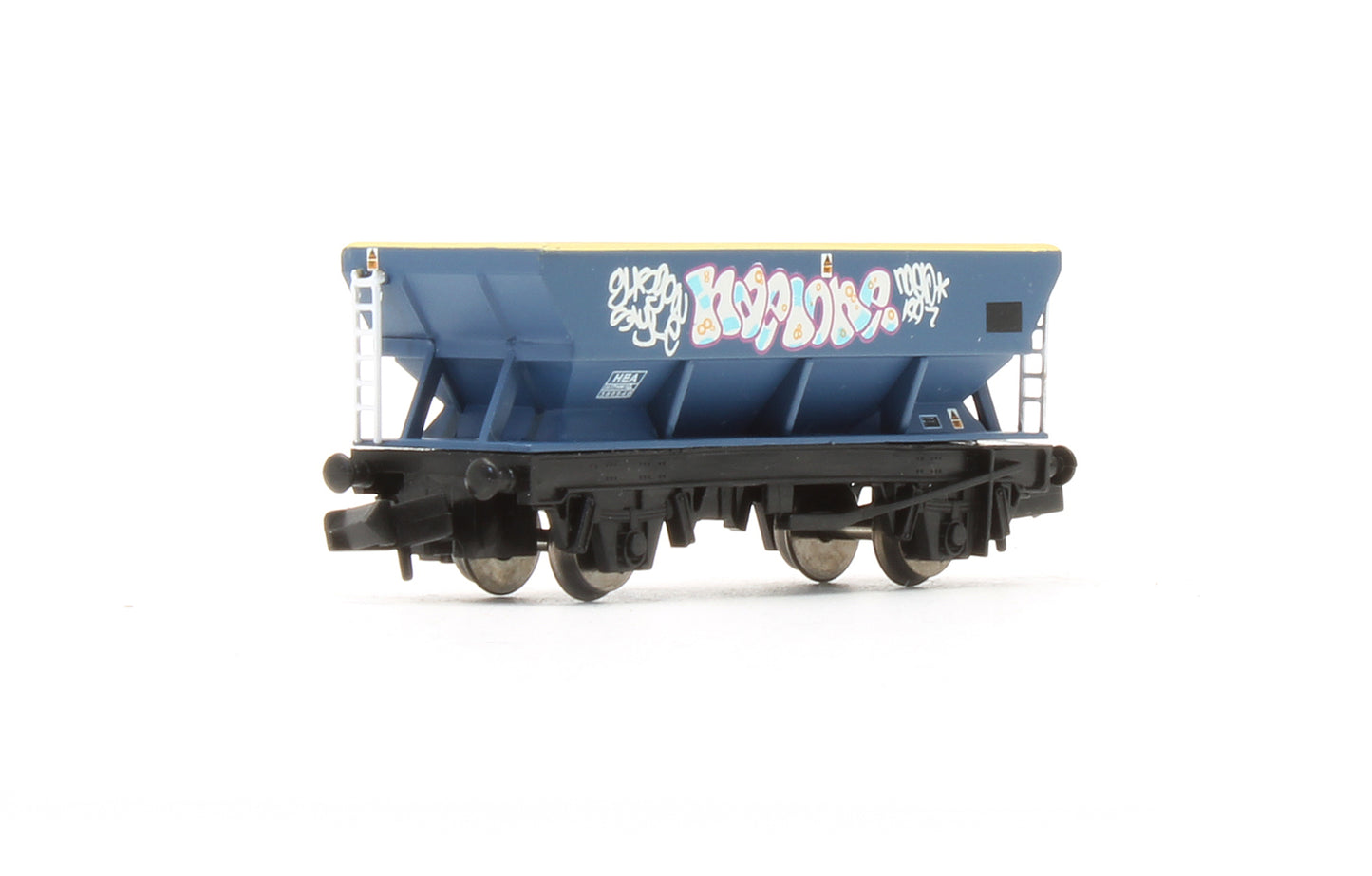Pre-Owned 373-504 HEA Hopper Wagon Ex-Mainline Graffiti
