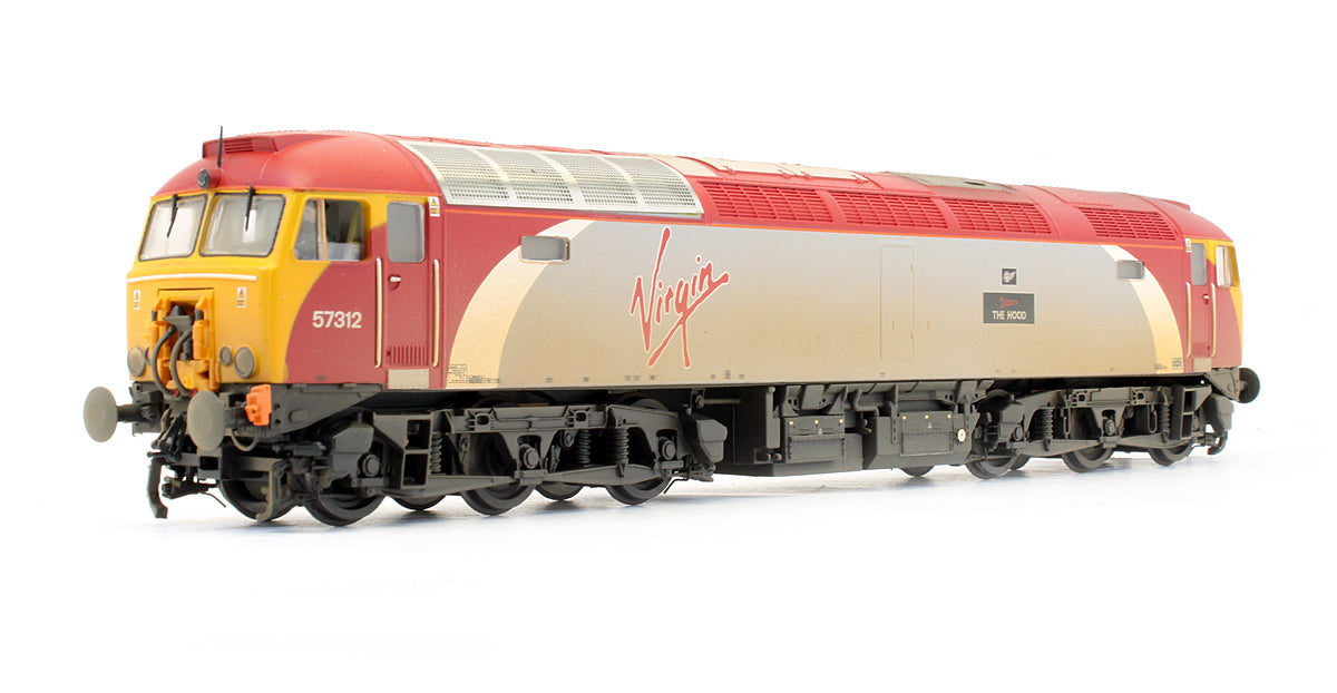 Pre-Owned Class 57312 'The Hood' Virgin Diesel Locomotive - Weathered - DCC Sound