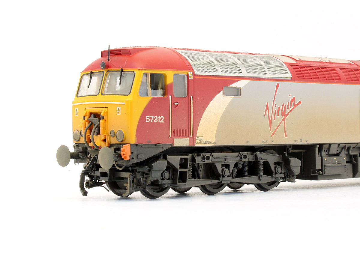 Pre-Owned Class 57312 'The Hood' Virgin Diesel Locomotive - Weathered - DCC Sound