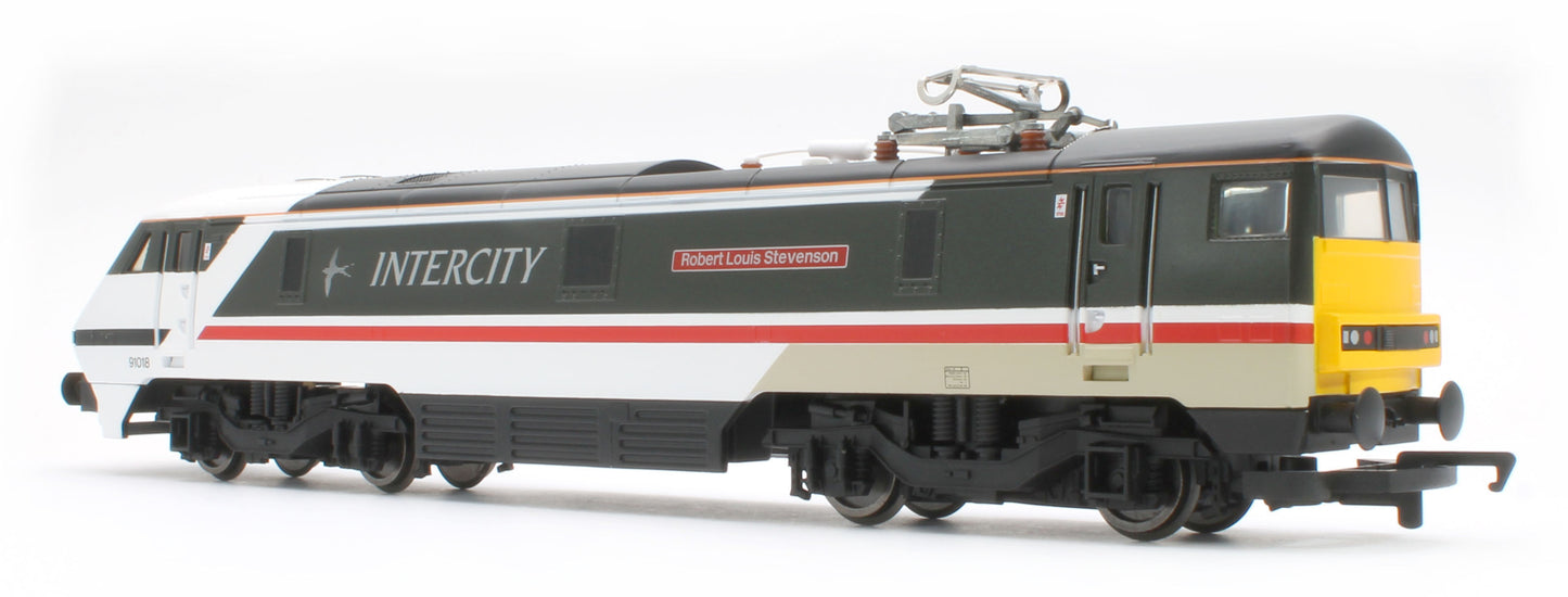 R30527 RailRoad Class 91 Intercity 91018 'Robert Louis Stevenson' Electric Locomotive