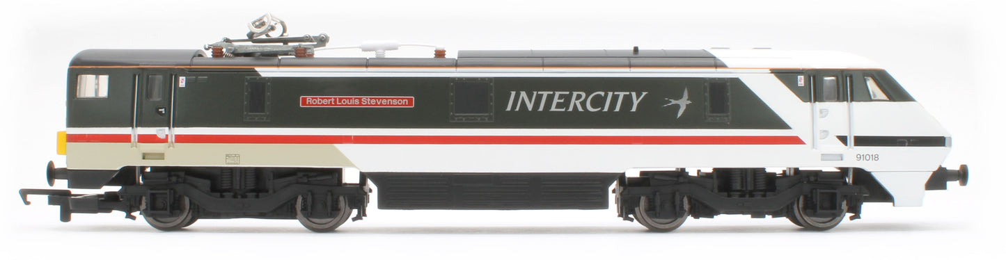 R30527TXS RailRoad Class 91 Intercity 91018 'Robert Louis Stevenson' Electric Locomotive - DCC Sound
