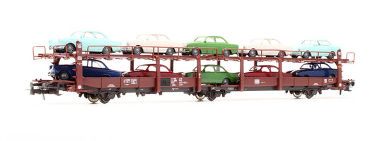 Pre-Owned 76458 DB Double Deck Car Transporter Wagon With Cars