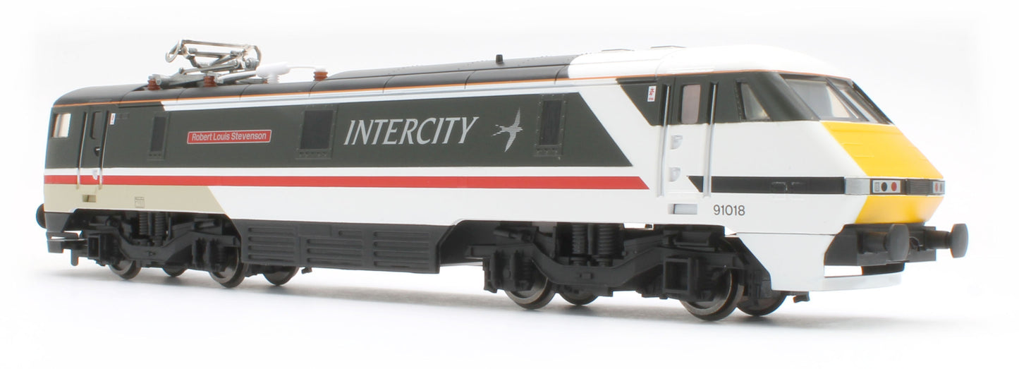 R30527TXS RailRoad Class 91 Intercity 91018 'Robert Louis Stevenson' Electric Locomotive - DCC Sound
