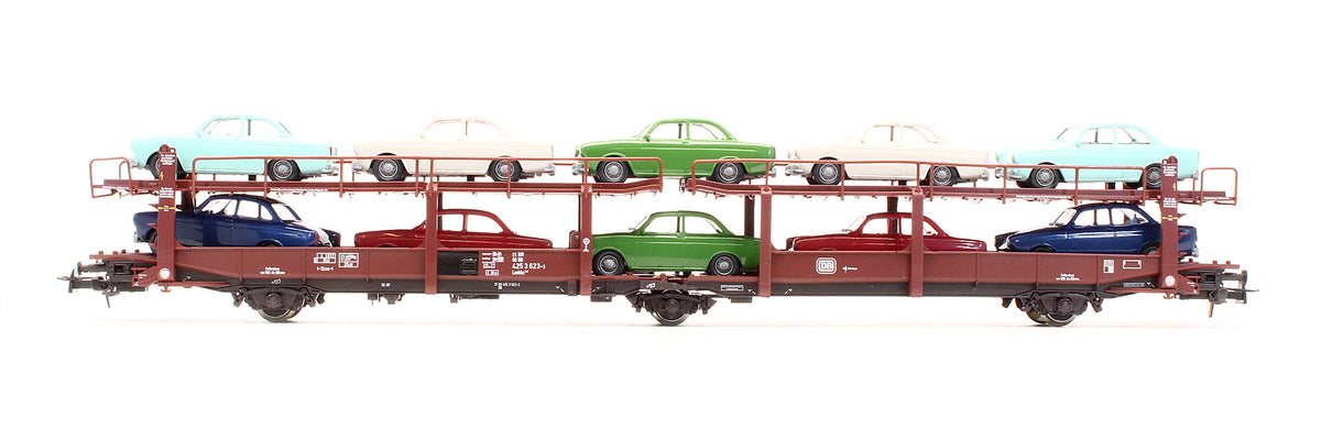 Pre-Owned 76458 DB Double Deck Car Transporter Wagon With Cars