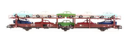 Pre-Owned 76458 DB Double Deck Car Transporter Wagon With Cars