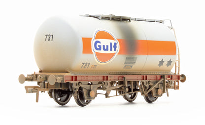 Pre-Owned 45 Tonne Tank Wagon TTA Gulf - Weathered - Exclusive Edition
