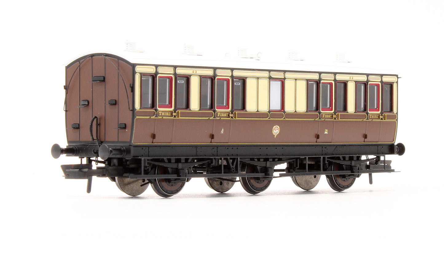 Pre-Owned H4-6CL-101 6 Wheel Composite Lavatory (1st/3rd) 42 In GWR Chocolate & Cream