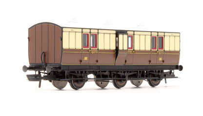 Pre-Owned H4-6FB-101 6 Wheel Full Brake 99 In GWR Chocolate & Cream