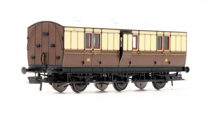 Pre-Owned H4-6FB-101 6 Wheel Full Brake 99 In GWR Chocolate & Cream