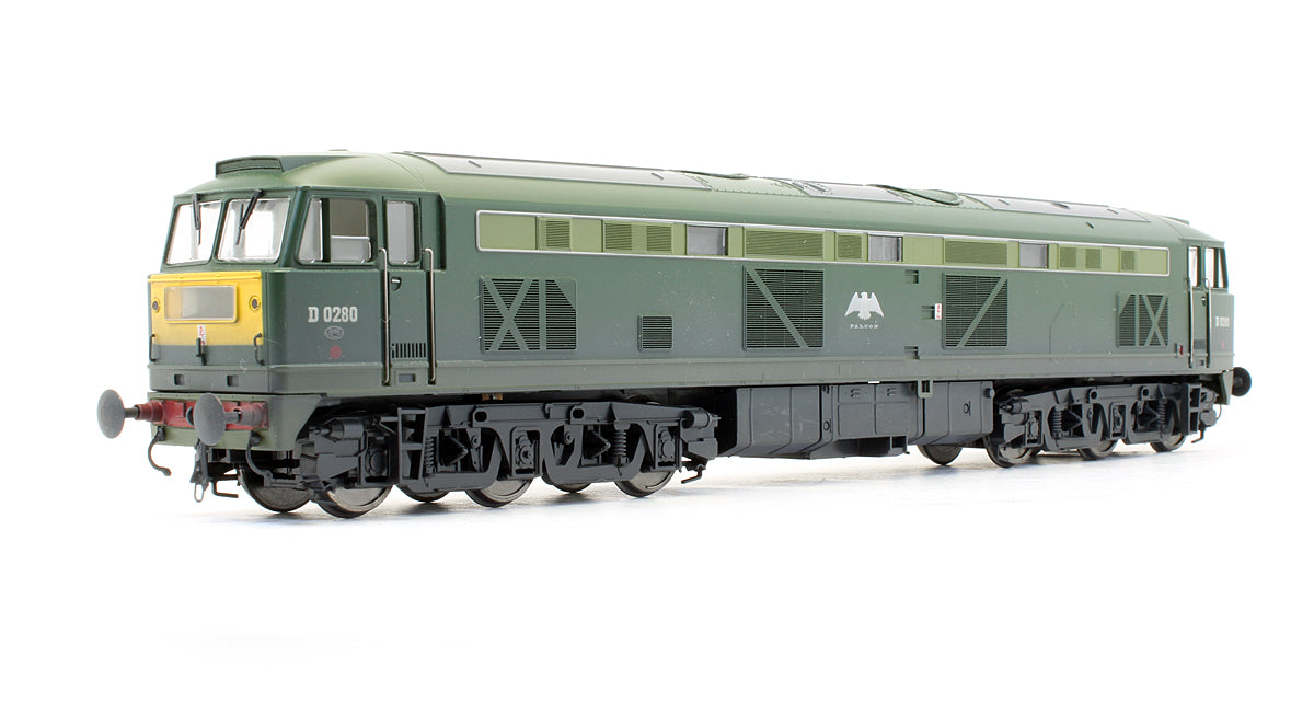 Pre-Owned Class 53 D0280 Two Tone Green 'Falcon' Diesel Locomotive - Weathered - DCC Fitted