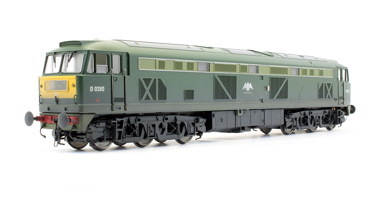 Pre-Owned Class 53 D0280 Two Tone Green 'Falcon' Diesel Locomotive - Weathered - DCC Fitted