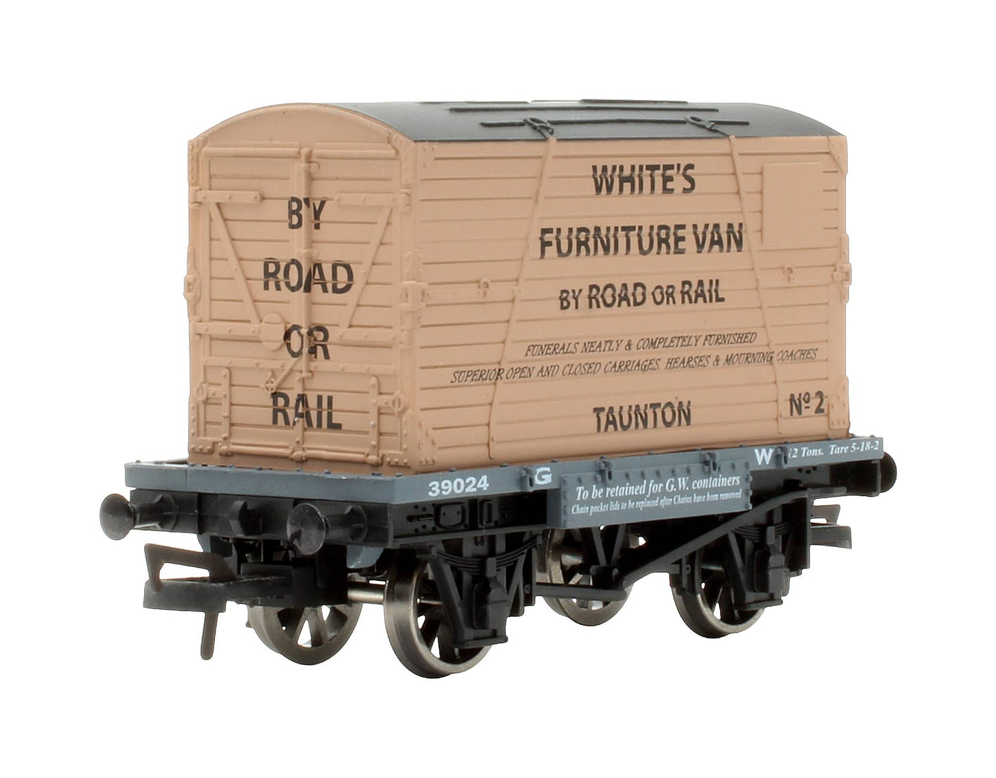 Pre-Owned GWR 12T '39024' White Furniture Van No 2 - Limited Edition