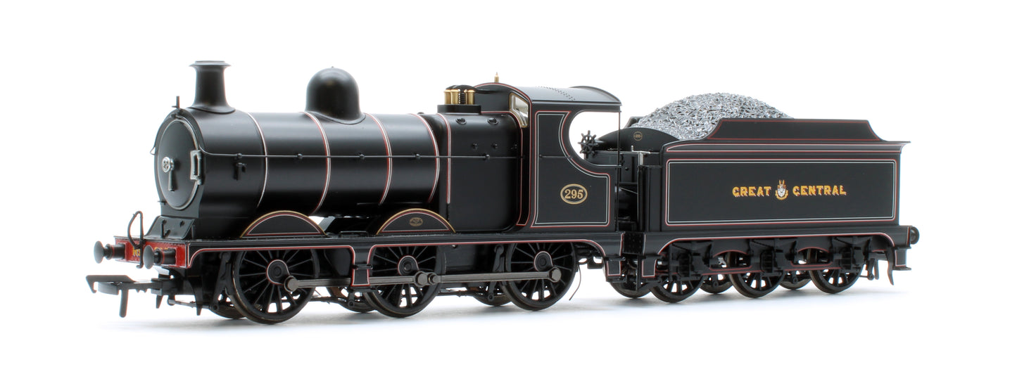 31-322 GCR 9J 295 GCR Lined Black Steam Locomotive