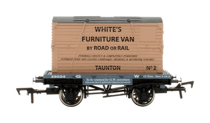 Pre-Owned GWR 12T '39024' White Furniture Van No 2 - Limited Edition