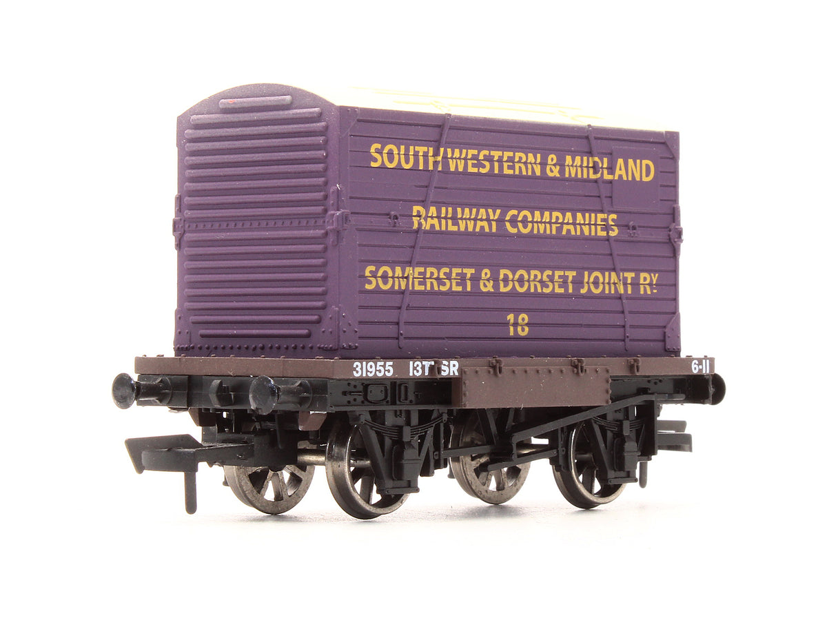 Pre-Owned Somerset & Dorset Joint Railway Container Wagon No.31955 - Limited Edition