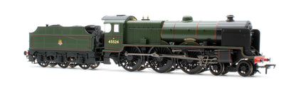31-214ASF LMS 5XP 'Patriot' with Riveted Fowler Tender 45524 'Blackpool' BR Lined Green (Early Emblem) Steam Locomotive - DCC Sound