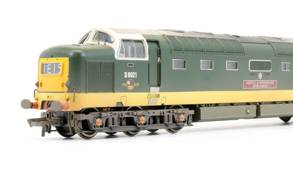 Pre-Owned 32-525Y Class 55 D9021 'Argyll & Sutherland Highlander' BR Two Tone Green Diesel Locomotive (Weathered) Limited Edition