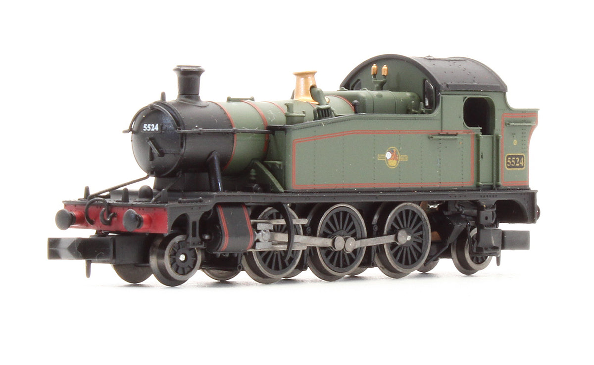 Pre-Owned BR Lined Green 2-6-2 '5524' Slope Tank Steam Locomotive