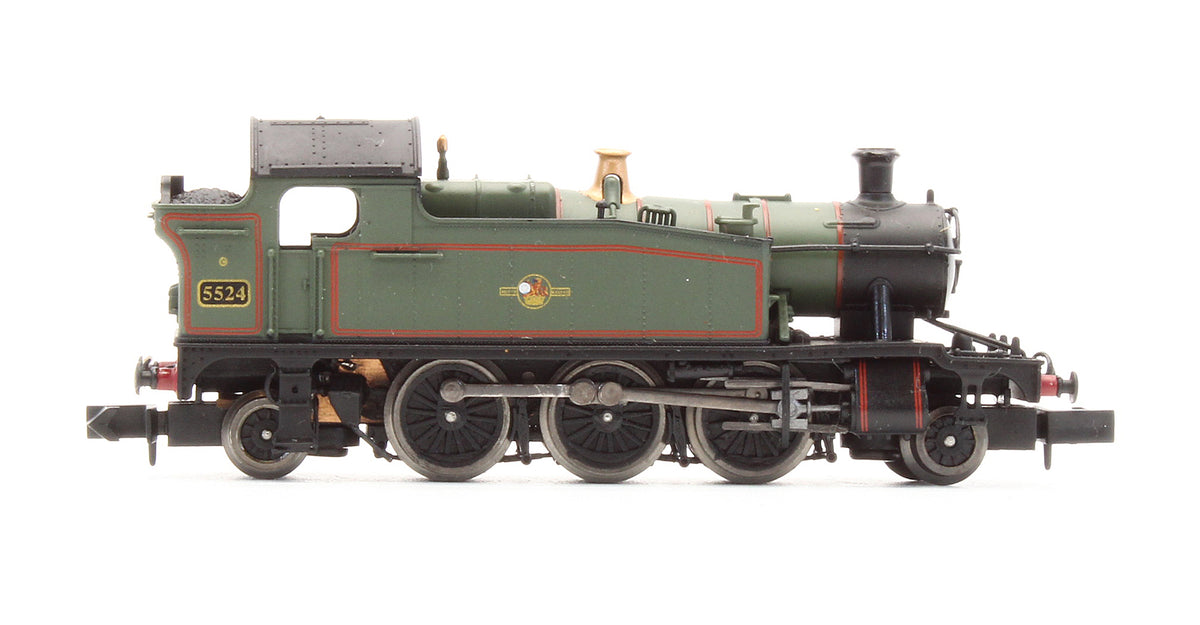 Pre-Owned BR Lined Green 2-6-2 '5524' Slope Tank Steam Locomotive