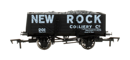 Pre-Owned 5 Plank Wagon New Rock Colliery Co '201' - Limited Edition