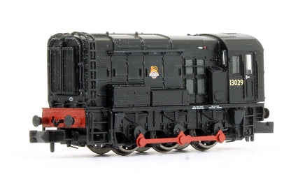 Pre-Owned Class 08 '13029' BR Black Early Emblem Diesel Shunter Locomotive