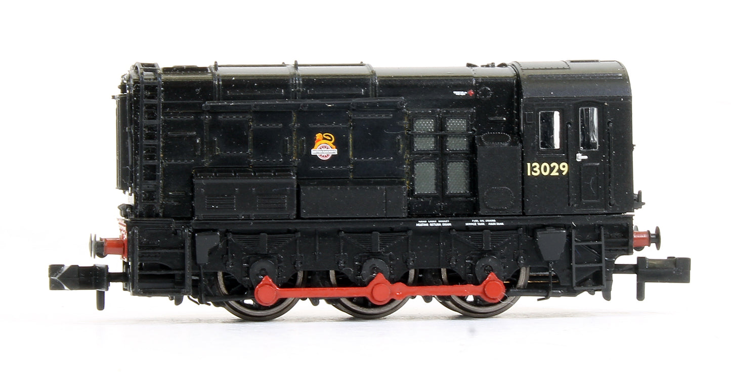 Pre-Owned Class 08 '13029' BR Black Early Emblem Diesel Shunter Locomotive