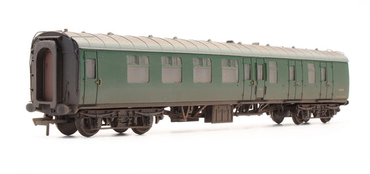 Pre-Owned 39-078E BR MK1 Brake Second Corridor BSK Coach (SR) Green 'S34642' - Custom Weathered