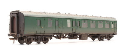 Pre-Owned 39-078E BR MK1 Brake Second Corridor BSK Coach (SR) Green 'S34642' - Custom Weathered