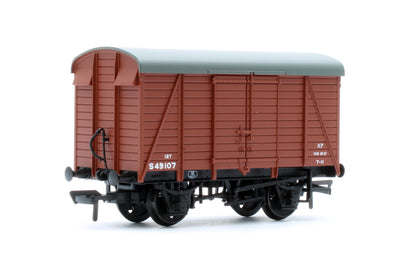 38-071C SR 12T Even Planked Ventilated Van BR Bauxite (Early) No.S49107
