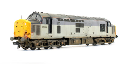 Pre-Owned Class 37689 Triple Grey Unbranded Diesel Locomotive - Renumbered - Custom Weathered - DCC Fitted