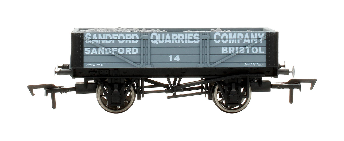 Pre-Owned 4 Plank Wagon Sandford Quarries Company '14' - Limited Edition