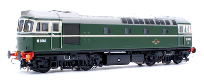 Class 33/0 BR Green BRCW Type 3 No.D6583 Diesel Locomotive - DCC Sound