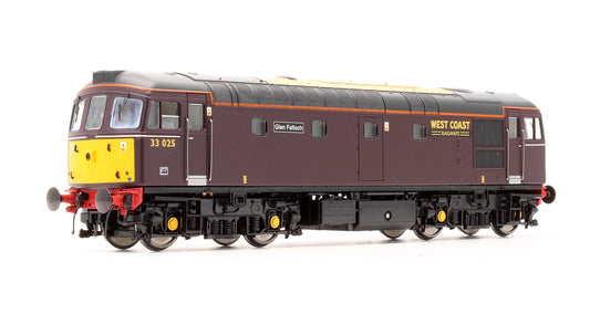 Pre-Owned 3370 West Coast Railways Class 33 025 'Glen Falloch' Diesel Locomotive