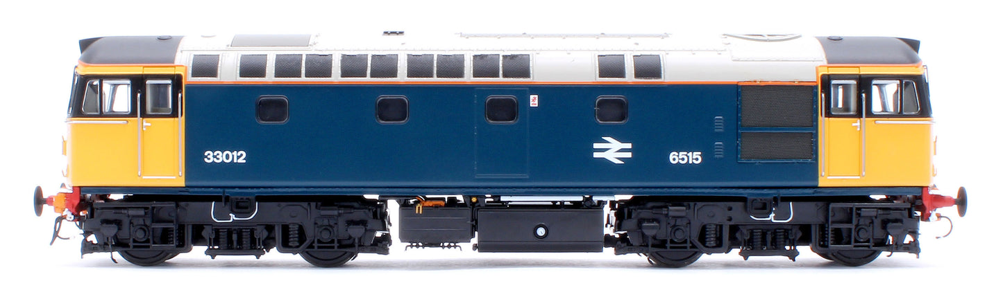 Class 33/0 BR Blue No.33012 (Yellow Cabs/HI Headlights) Diesel Locomotive