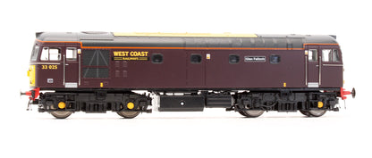 Pre-Owned 3370 West Coast Railways Class 33 025 'Glen Falloch' Diesel Locomotive