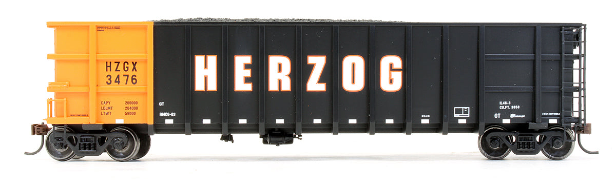 Pre-Owned Set Of 3 HGZX 50' Thrall High-Side Coal Gondolas