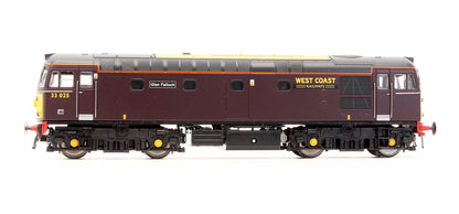 Pre-Owned 3370 West Coast Railways Class 33 025 'Glen Falloch' Diesel Locomotive