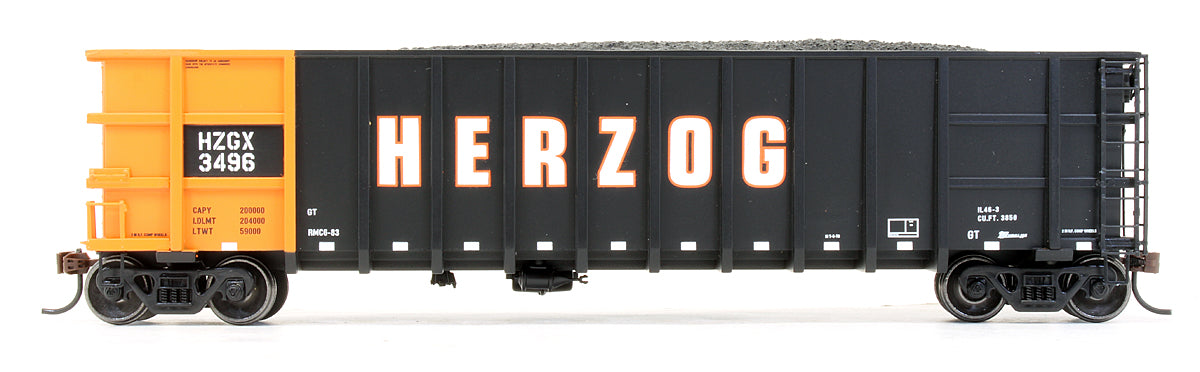 Pre-Owned Set Of 3 HGZX 50' Thrall High-Side Coal Gondolas