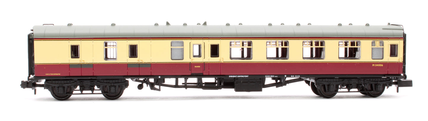 BR Mk1 BSK Brake Second Corridor BR Crimson & Cream No. M34006