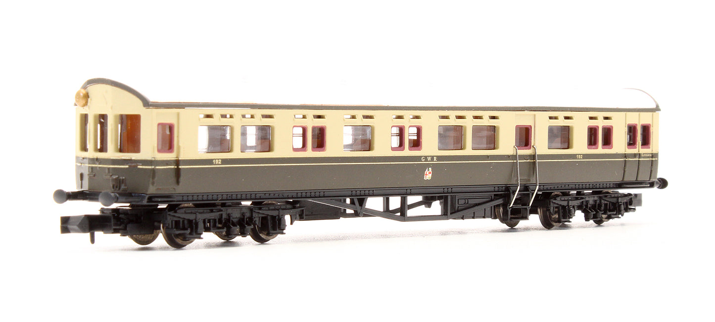 Pre-Owned 2P-004-005 Autocoach GWR Chocolate & Cream '192'