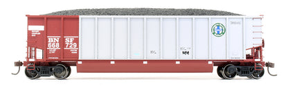 Pre-Owned Set Of 5 BNSF BethGon Coalporter Wagons