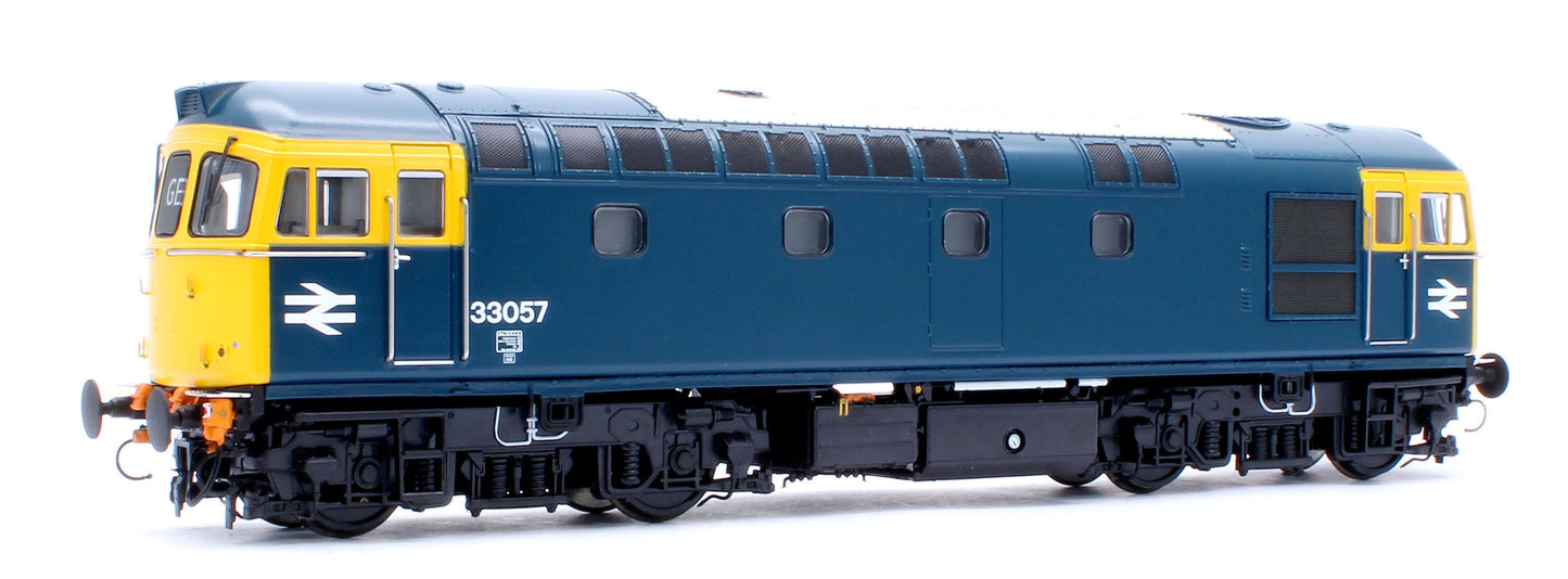 Class 33/0 BR Blue No.33057 Diesel Locomotive - DCC Sound